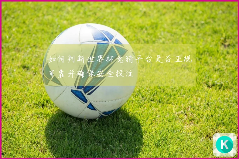 如何判断世界杯竞猜平台是否正规可靠并确保安全投注
